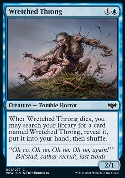 Wretched Throng⁣ - Innistrad: Crimson Vow⁣ (Common)⁣ [91]