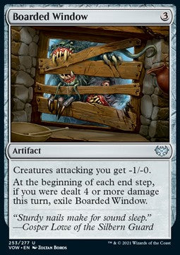 Boarded Window⁣ - Innistrad: Crimson Vow⁣ (Uncommon)⁣ [253]