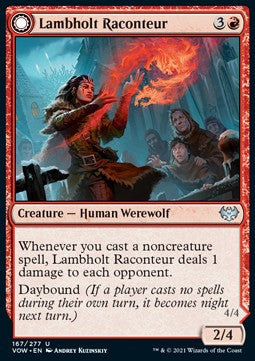 Lambholt Raconteur // Lambholt Ravager⁣ - Innistrad: Crimson Vow⁣ (Uncommon)⁣ [167]