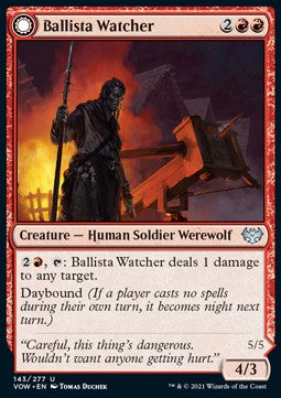 Ballista Watcher // Ballista Wielder⁣ - Innistrad: Crimson Vow⁣ (Uncommon)⁣ [143]