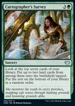 Cartographer's Survey⁣ - Innistrad: Crimson Vow⁣ (Uncommon)⁣ [190]