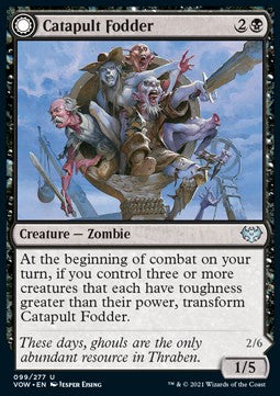 Catapult Fodder // Catapult Captain⁣ - Innistrad: Crimson Vow⁣ (Uncommon)⁣ [99]