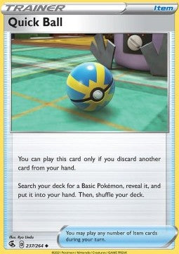 Quick Ball⁣ - Fusion Strike⁣ (Uncommon)⁣ [237]