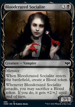 Bloodcrazed Socialite⁣ - Innistrad: Crimson Vow: Extras⁣ (Common)⁣ [288]