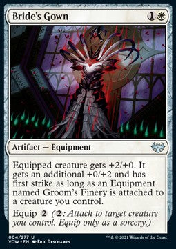 Bride's Gown⁣ - Innistrad: Crimson Vow⁣ (Uncommon)⁣ [4]