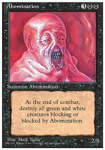 Abomination⁣ - Fourth Edition⁣ (Uncommon)