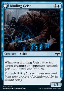 Binding Geist // Spectral Binding⁣ - Innistrad: Crimson Vow⁣ (Common)⁣ [48]