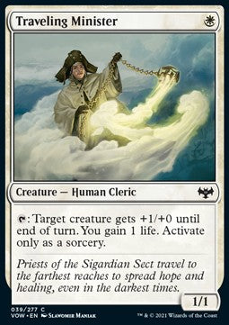 Traveling Minister⁣ - Innistrad: Crimson Vow⁣ (Common)⁣ [39]