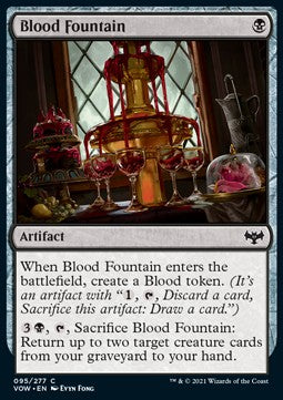 Blood Fountain⁣ - Innistrad: Crimson Vow⁣ (Common)⁣ [95]