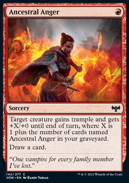 Ancestral Anger⁣ - Innistrad: Crimson Vow⁣ (Common)⁣ [142]