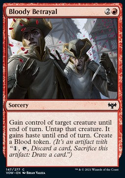 Bloody Betrayal⁣ - Innistrad: Crimson Vow⁣ (Common)⁣ [147]