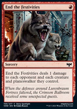 End the Festivities⁣ - Innistrad: Crimson Vow⁣ (Common)⁣ [155]