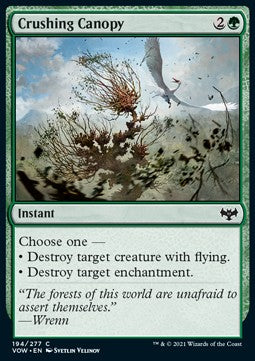 Crushing Canopy⁣ - Innistrad: Crimson Vow⁣ (Common)⁣ [194]