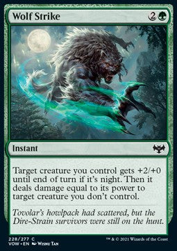 Wolf Strike⁣ - Innistrad: Crimson Vow⁣ (Common)⁣ [228]