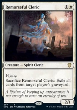 Remorseful Cleric⁣ - Commander: Innistrad: Crimson Vow⁣ (Rare)⁣ [97]