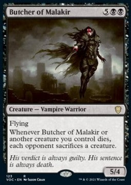 Butcher of Malakir⁣ - Commander: Innistrad: Crimson Vow⁣ (Rare)⁣ [123]