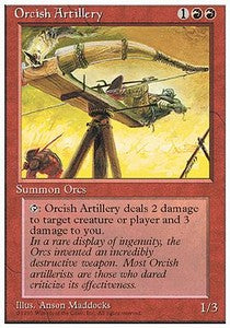 Orcish Artillery⁣ - Fourth Edition⁣ (Uncommon)