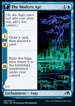 The Modern Age // Vector Glider⁣ - Kamigawa: Neon Dynasty⁣ (Common)⁣ [66]