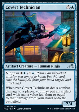 Covert Technician⁣ - Kamigawa: Neon Dynasty⁣ (Uncommon)⁣ [49]