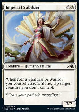 Imperial Subduer⁣ - Kamigawa: Neon Dynasty⁣ (Common)⁣ [19]