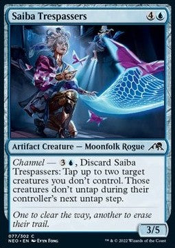 Saiba Trespassers⁣ - Kamigawa: Neon Dynasty⁣ (Common)⁣ [77]