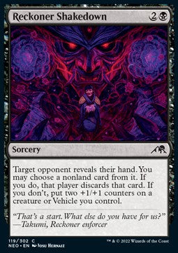 Reckoner Shakedown⁣ - Kamigawa: Neon Dynasty⁣ (Common)⁣ [119]