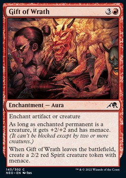 Gift of Wrath⁣ - Kamigawa: Neon Dynasty⁣ (Common)⁣ [143]