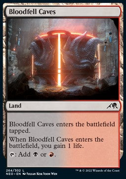 Bloodfell Caves⁣ - Kamigawa: Neon Dynasty⁣ (Common)⁣ [264]