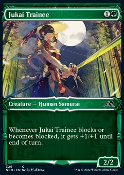 Jukai Trainee⁣ - Kamigawa: Neon Dynasty: Extras⁣ (Common)⁣ [326]