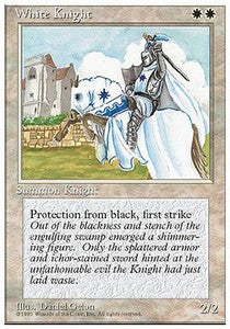 White Knight⁣ - Fourth Edition⁣ (Uncommon)