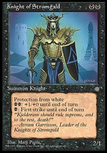 Knight of Stromgald⁣ - Ice Age⁣ (Uncommon)