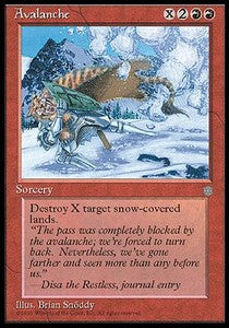 Avalanche⁣ - Ice Age⁣ (Uncommon)