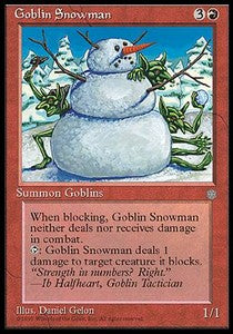 Goblin Snowman⁣ - Ice Age⁣ (Uncommon)