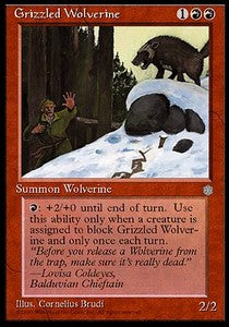 Grizzled Wolverine - Ice Age (Common)