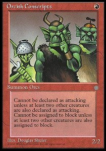 Orcish Conscripts⁣ - Ice Age⁣ (Common)