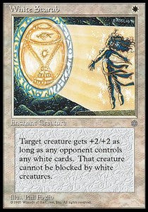 White Scarab⁣ - Ice Age⁣ (Uncommon)