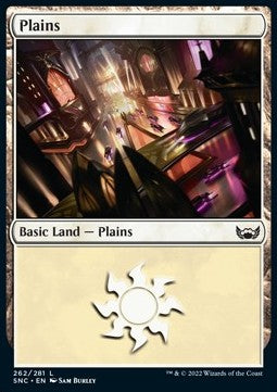 Plains (V.3)⁣ - Streets of New Capenna⁣ (Land)⁣ [262]