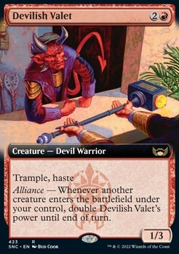 Devilish Valet - Streets of New Capenna: Extras (Rare) [XSNC-423]