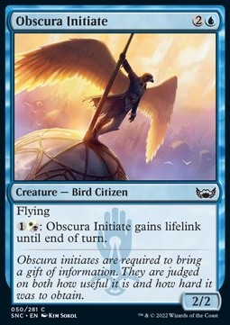 Obscura Initiate⁣ - Streets of New Capenna⁣ (Common)⁣ [50]