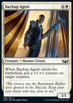 Backup Agent⁣ - Streets of New Capenna⁣ (Common)⁣ [2]