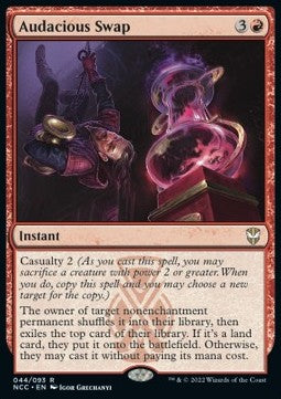 Audacious Swap⁣ - Commander: Streets of New Capenna⁣ (Rare)⁣ [44]