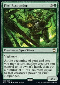 First Responder⁣ - Commander: Streets of New Capenna⁣ (Rare)⁣ [60]