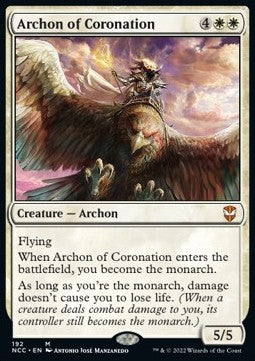 Archon of Coronation - Commander: Streets of New Capenna (Mythic) [NCC-192]
