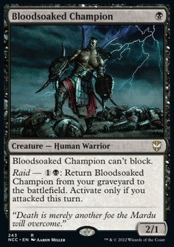 Bloodsoaked Champion⁣ - Commander: Streets of New Capenna⁣ (Rare)⁣ [243]