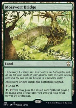 Mosswort Bridge⁣ - Commander: Streets of New Capenna⁣ (Rare)⁣ [415]