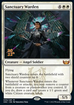 Sanctuary Warden (V.1) - Streets of New Capenna: Promos (Mythic) [PSNC-30]
