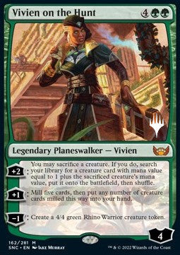 Vivien on the Hunt (V.2) - Streets of New Capenna: Promos (Mythic) [PSNC-162]