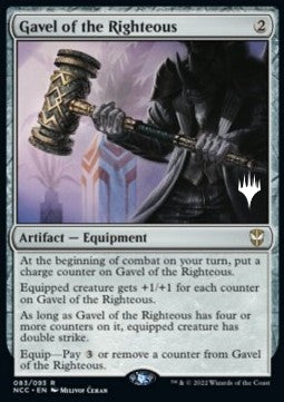 Gavel of the Righteous - Commander: Streets of New Capenna: Promos (Rare) [PNCC-83]
