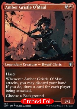 Amber Gristle O'Maul (V.1) - Commander Legends: Battle for Baldur's Gate: Extras (Uncommon) [XCLB-502]