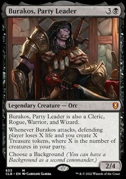 Burakos, Party Leader (V.1)⁣ - Commander Legends: Battle for Baldur's Gate: Extras⁣ (Mythic)⁣ [653]